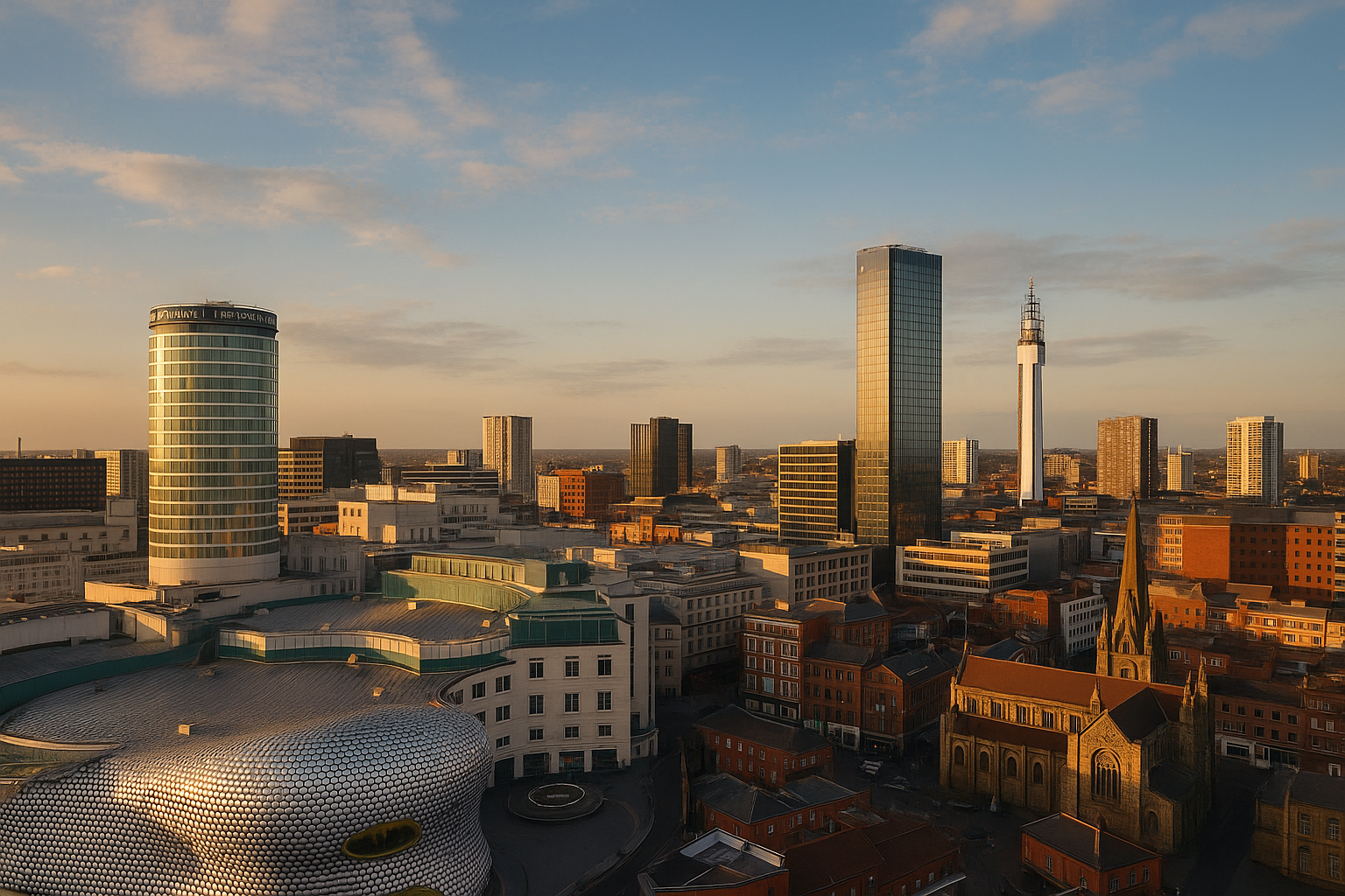 Birmingham UK, Skyline